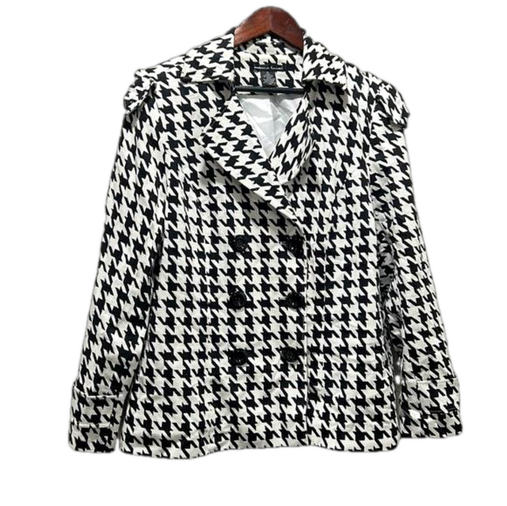 🍂Marina Luna black&white blazer size XL GUC.